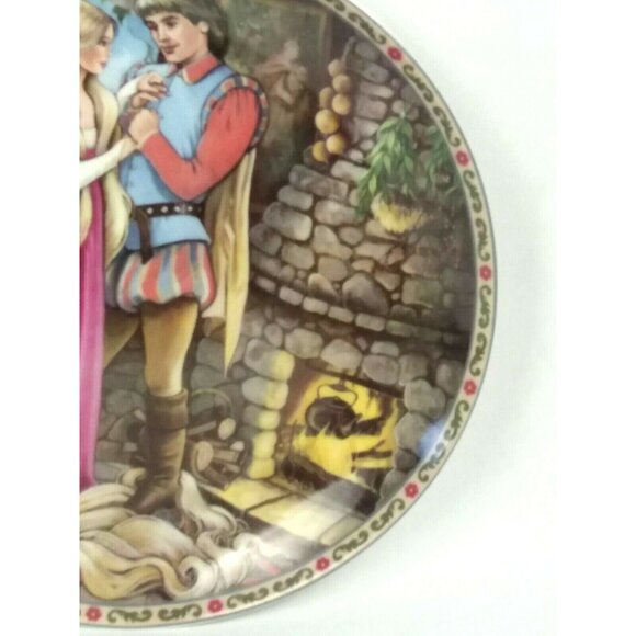 1988 Rapunzel Collector Plate Once Upon a Time Knowles Limited Edition 59A - Picture 5 of 7